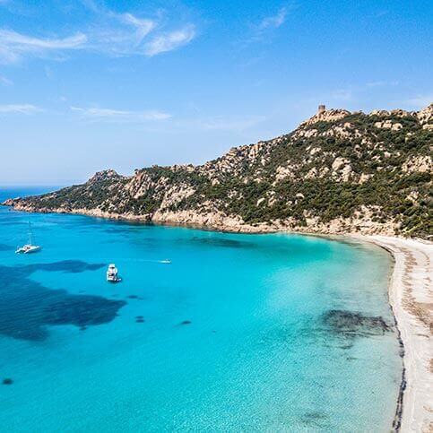 plage de roccapina corse